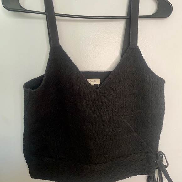 Madewell knitted tank with double side ties: size S - Picture 3 of 7